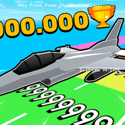 Obby Plane Power Challenge: Fly