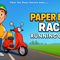 Paper Boy Race: Running Game