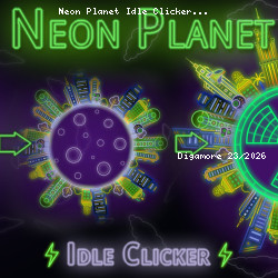 Neon Planet Idle Clicker