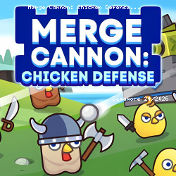 Merge Cannon: Chicken Defense
