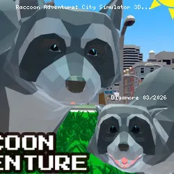 Raccoon Adventure: City Simulator 3D