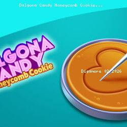 Dalgona Candy Honeycomb Cookie